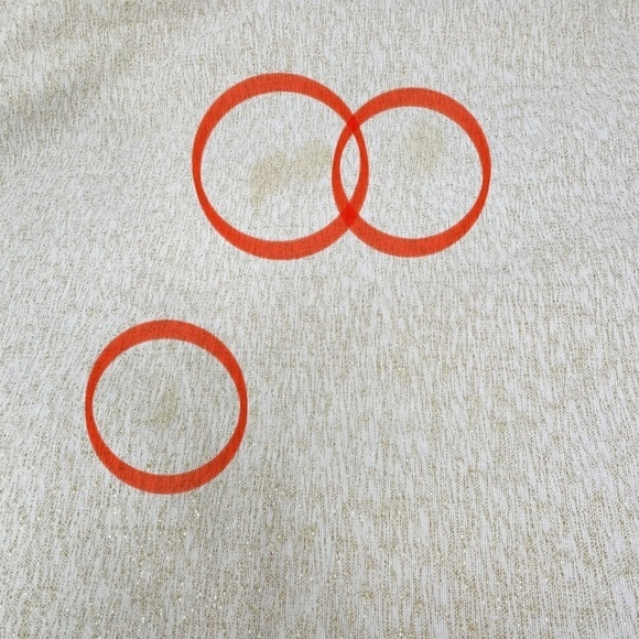 DANSK Ivory Gold Metallic LISBETH Tablecloth MCM Mid Century Modern 60” X 84” - Picture 9 of 9